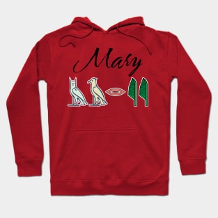 MARY-American names in hieroglyphic letters,  a Khartouch Hoodie